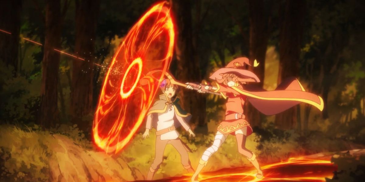 Using Her Explosion to Defeat Vanir Megumin Konosuba