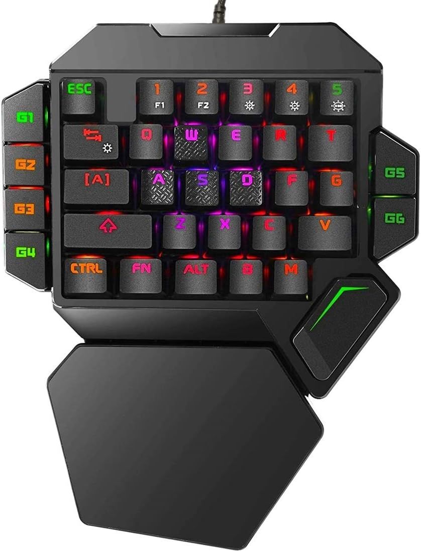 Cakce RGB One Handed Mechanical Gaming Keyboard