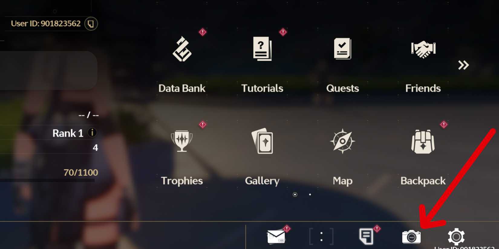 camera icon wuthering waves menu