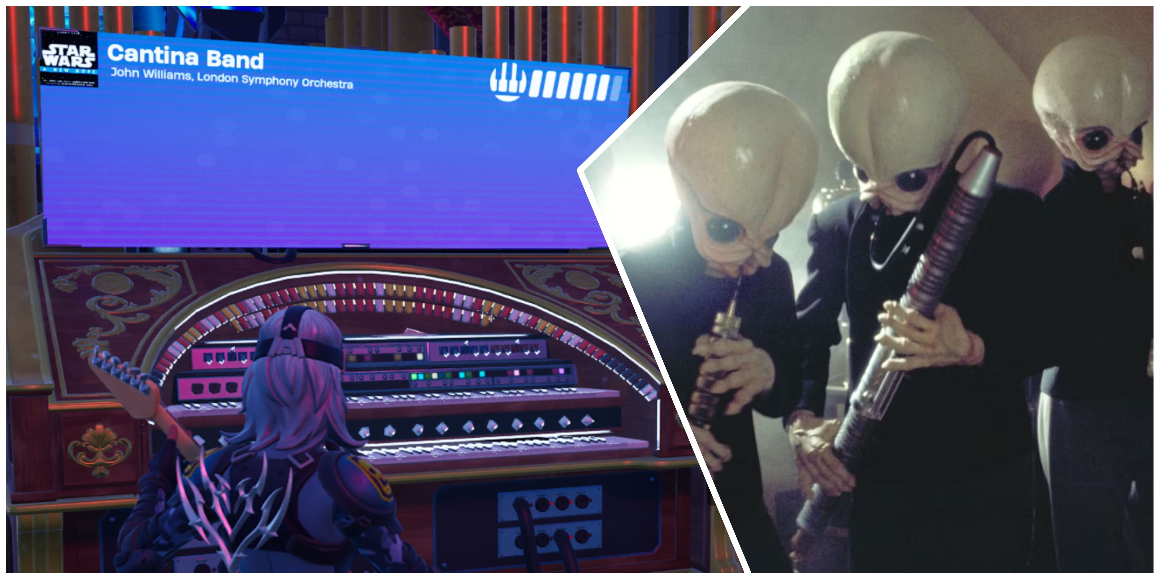 playing the cantina band jam track in game