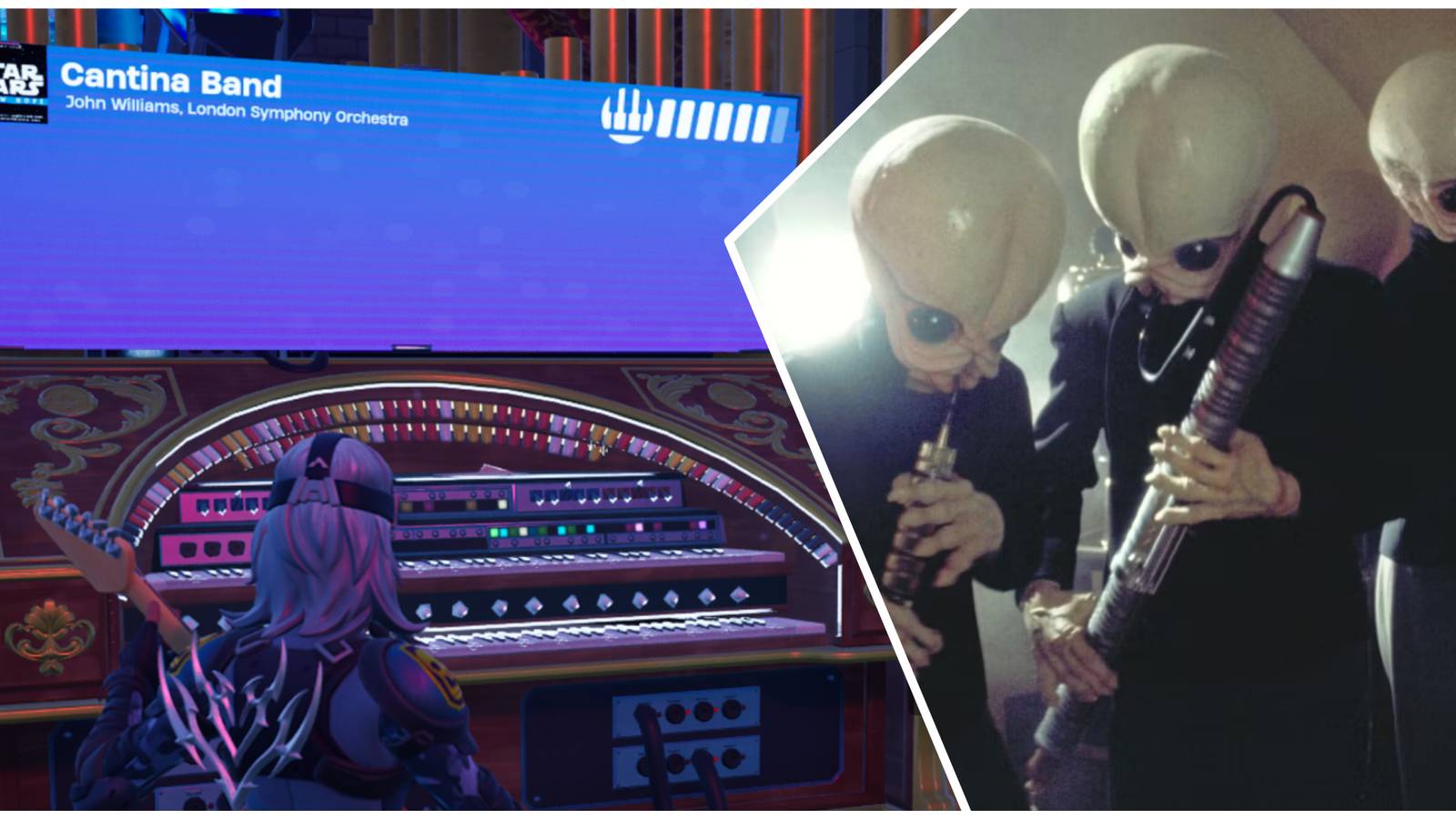playing the cantina band jam track in game
