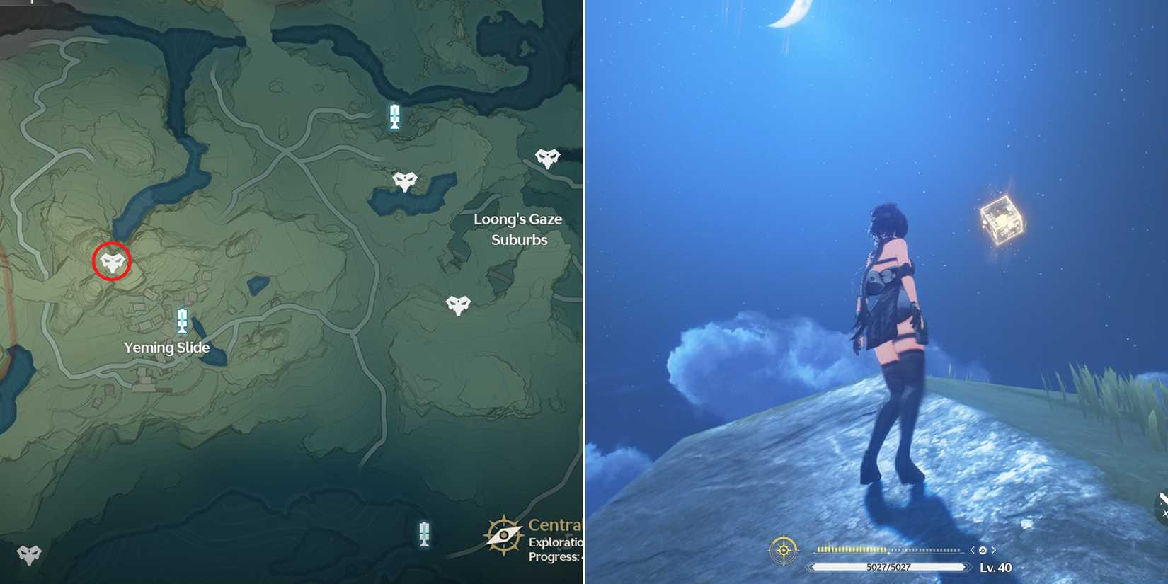 central plains sonance casket location 1 in wuthering waves