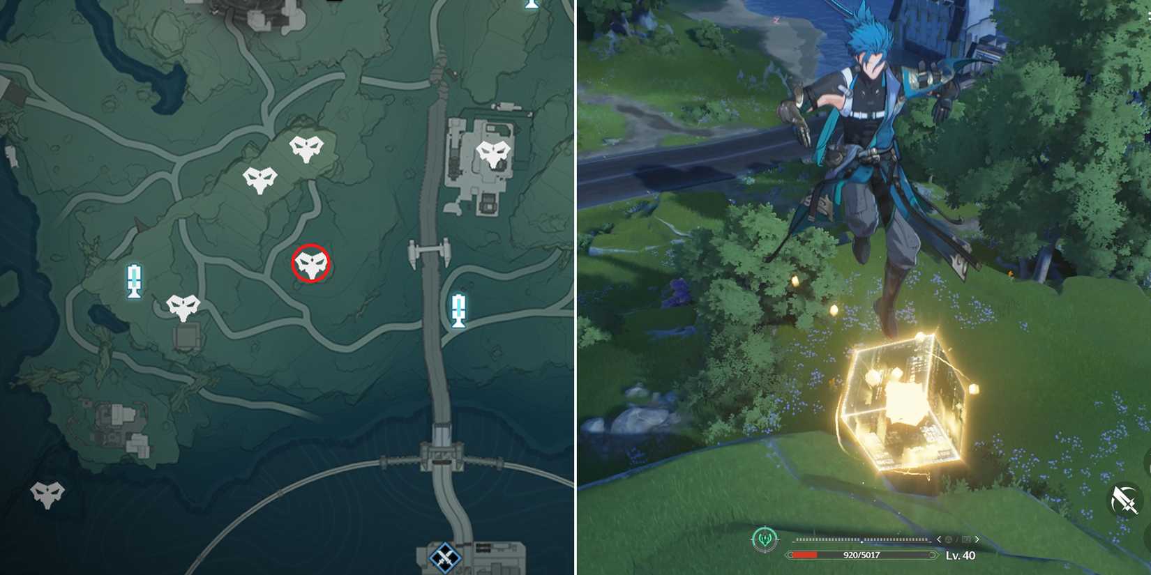 central plains sonance casket location 13 in wuthering waves