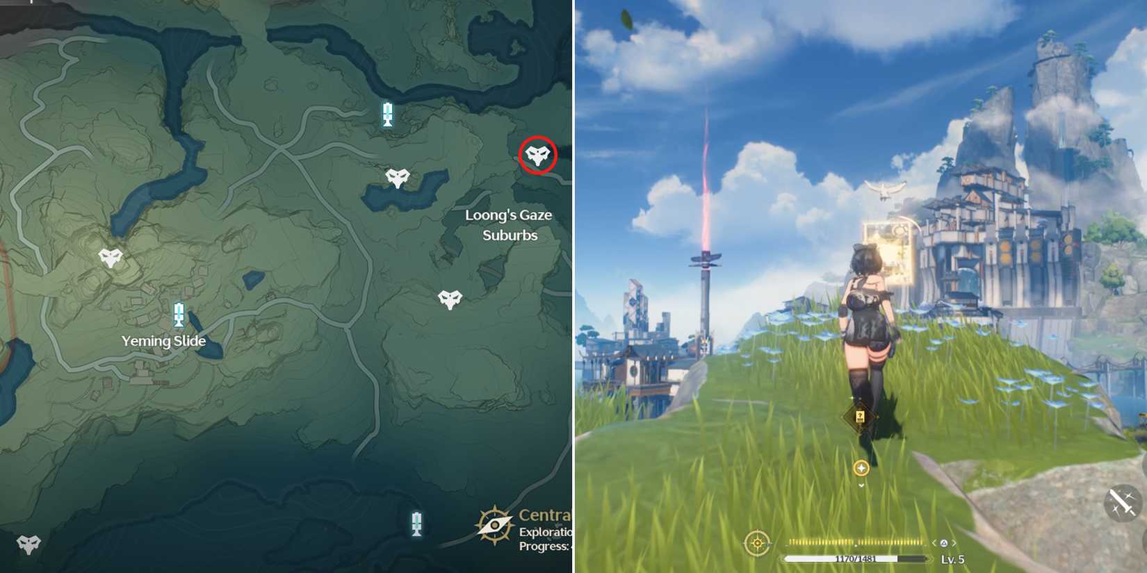 central plains sonance casket location 4 in wuthering waves