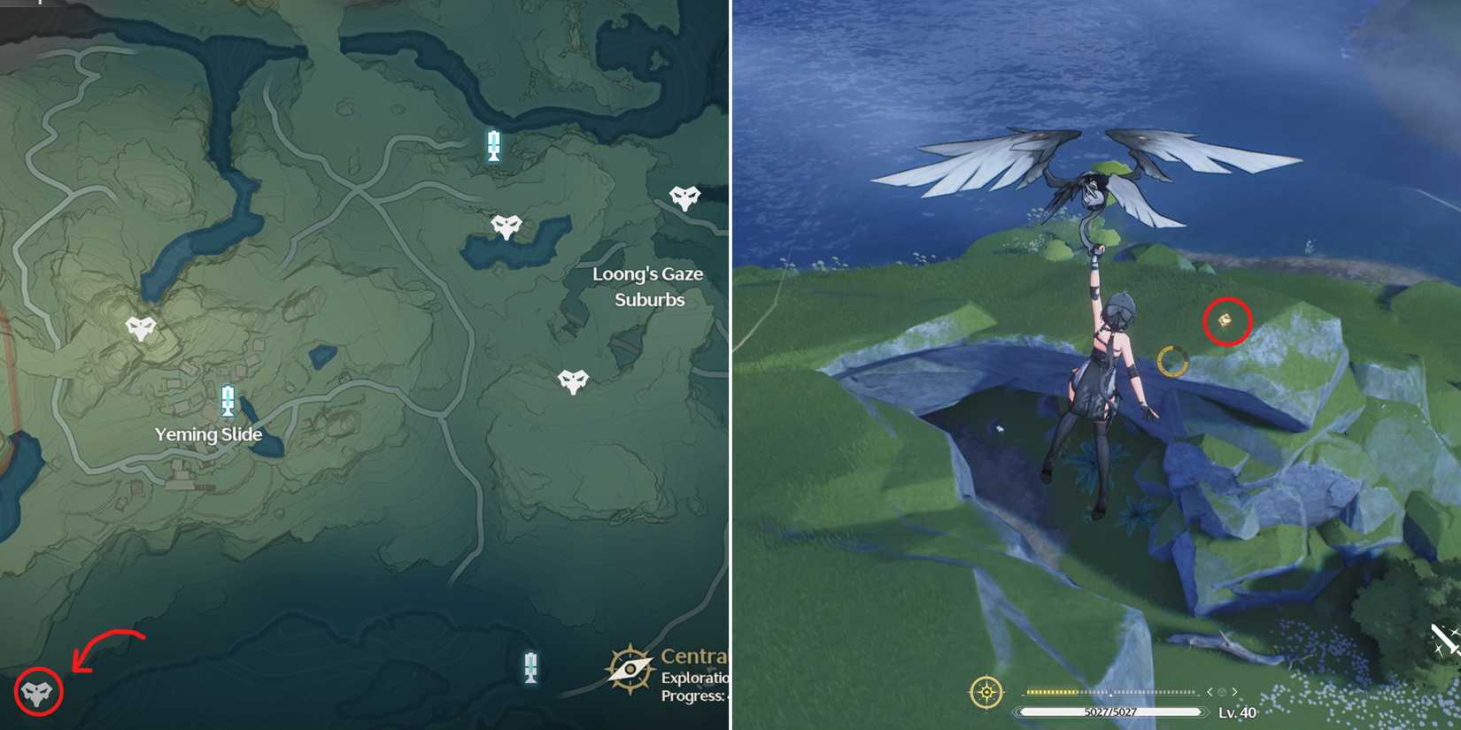 central plains sonance casket location 5 in wuthering waves