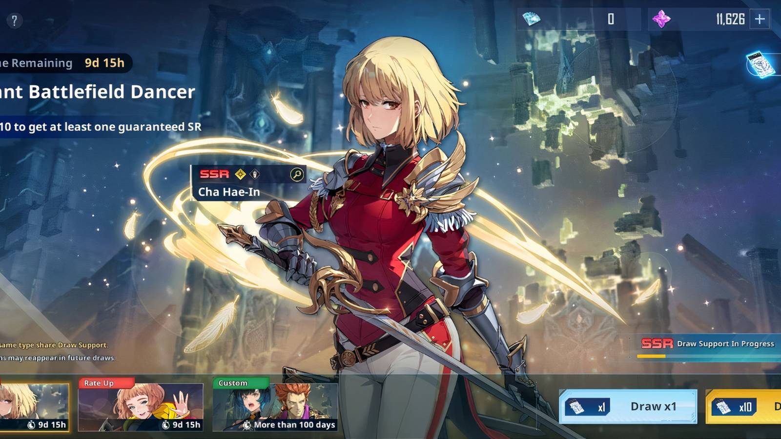 cha hae-in draw event in solo leveling arise.