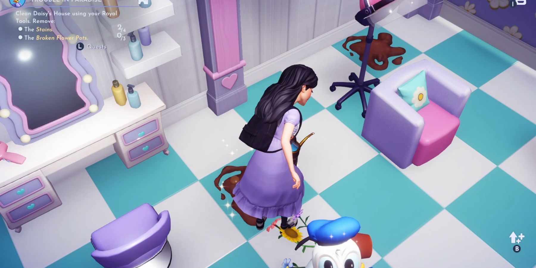 cleaning daisy's house ddv