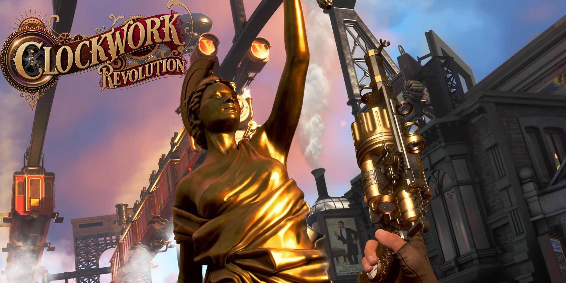 Стимпанк-сеттинг Clockwork Revolution дает ей огромное преимущество перед другими играми FPS