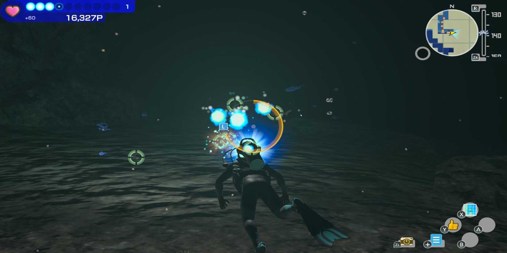 Collecting Light in Endless Ocean Luminous