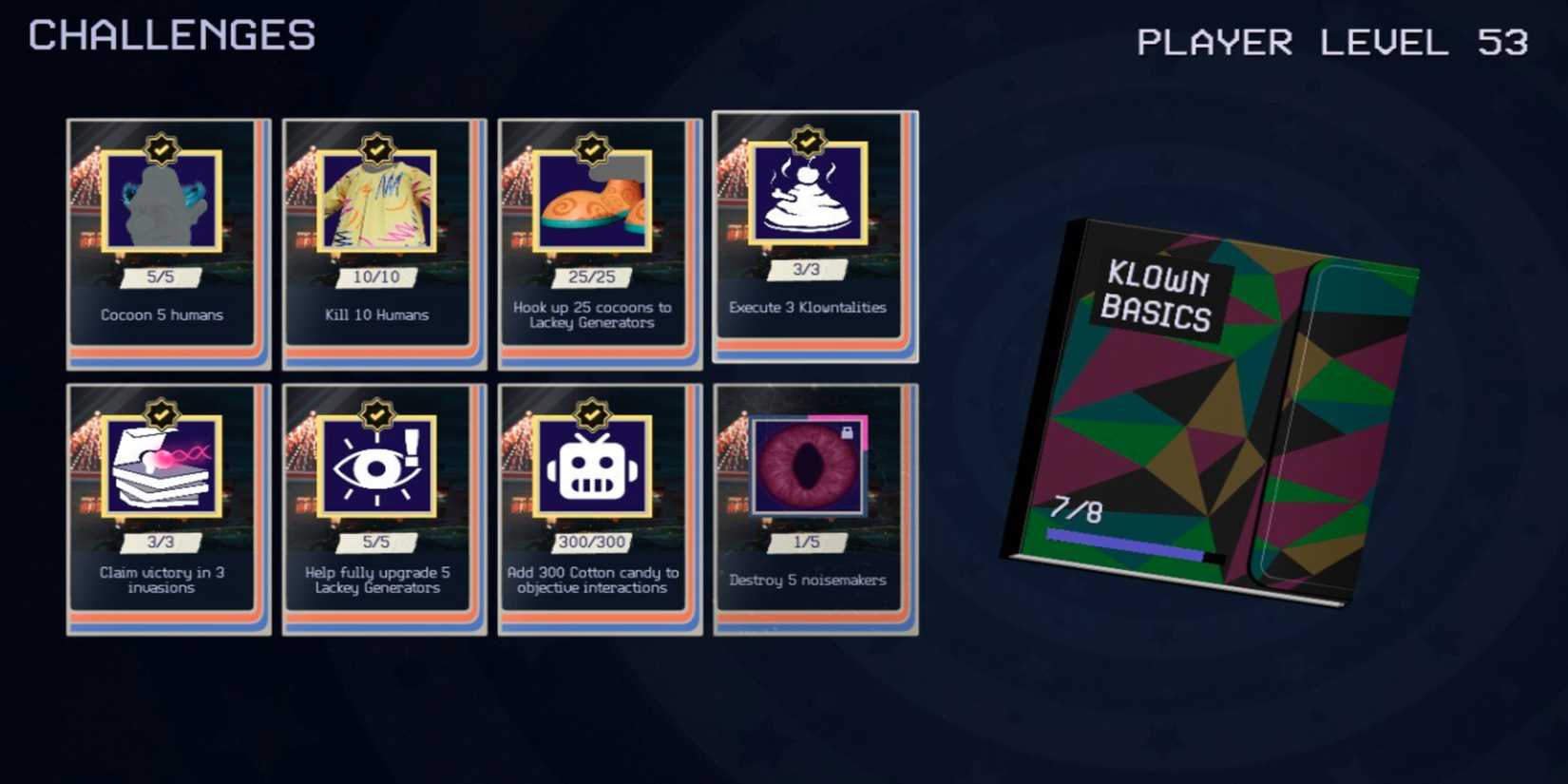 Completing the Klown Basic Challenge to Earn a New Klowntality in Killer Klowns From Outer Space-1