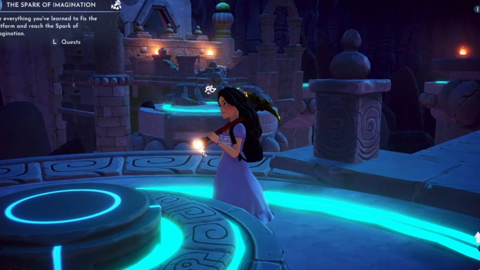 completing the spark of imagination in ancient ruins dreamlight valley