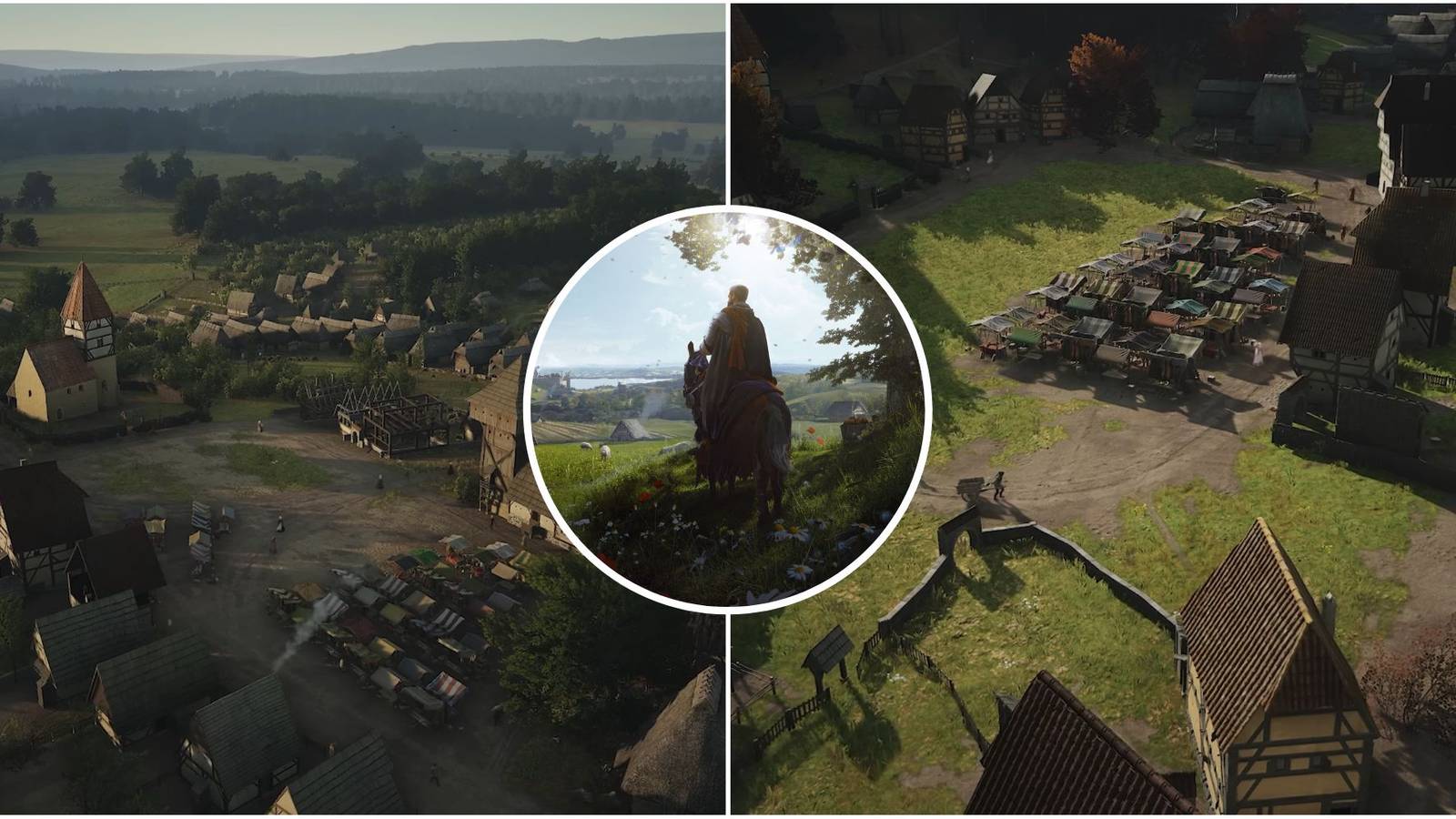 Featured image for Manor Lords showcasing settlement and markets