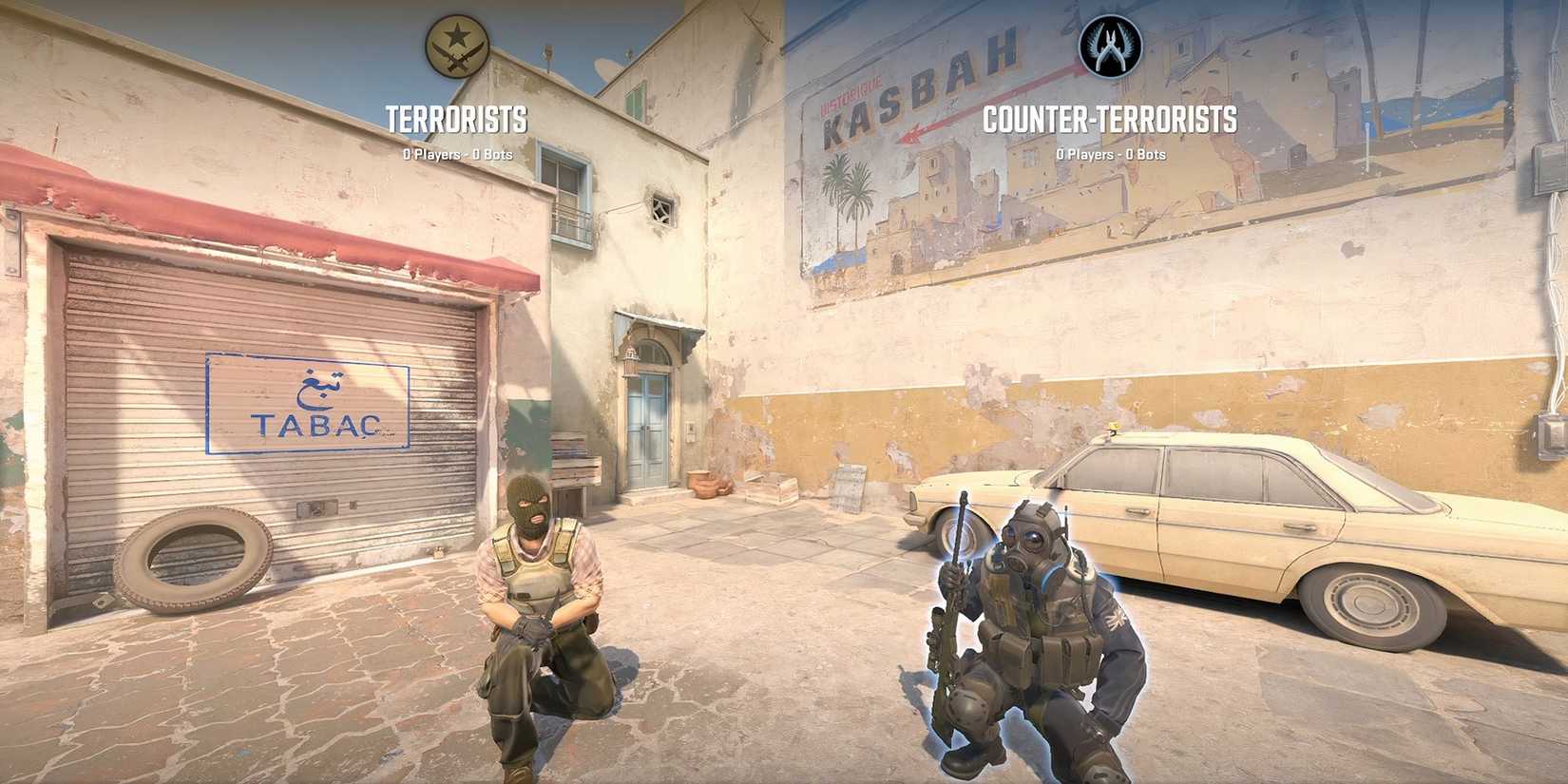 Showcasing two players in Counter Strike 2