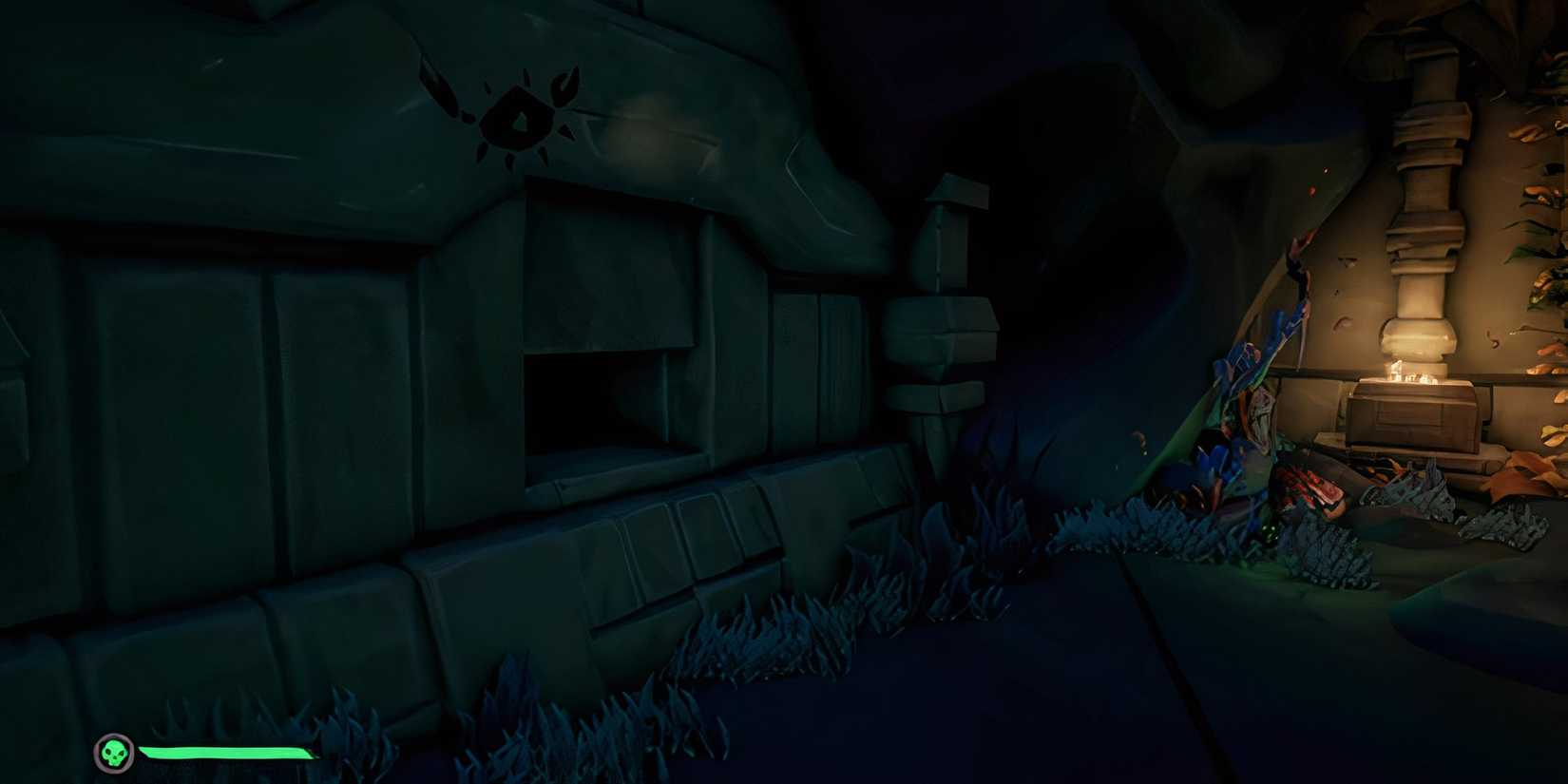 Crab Lever in Shrine of Ancient Tears in Sea of Thieves