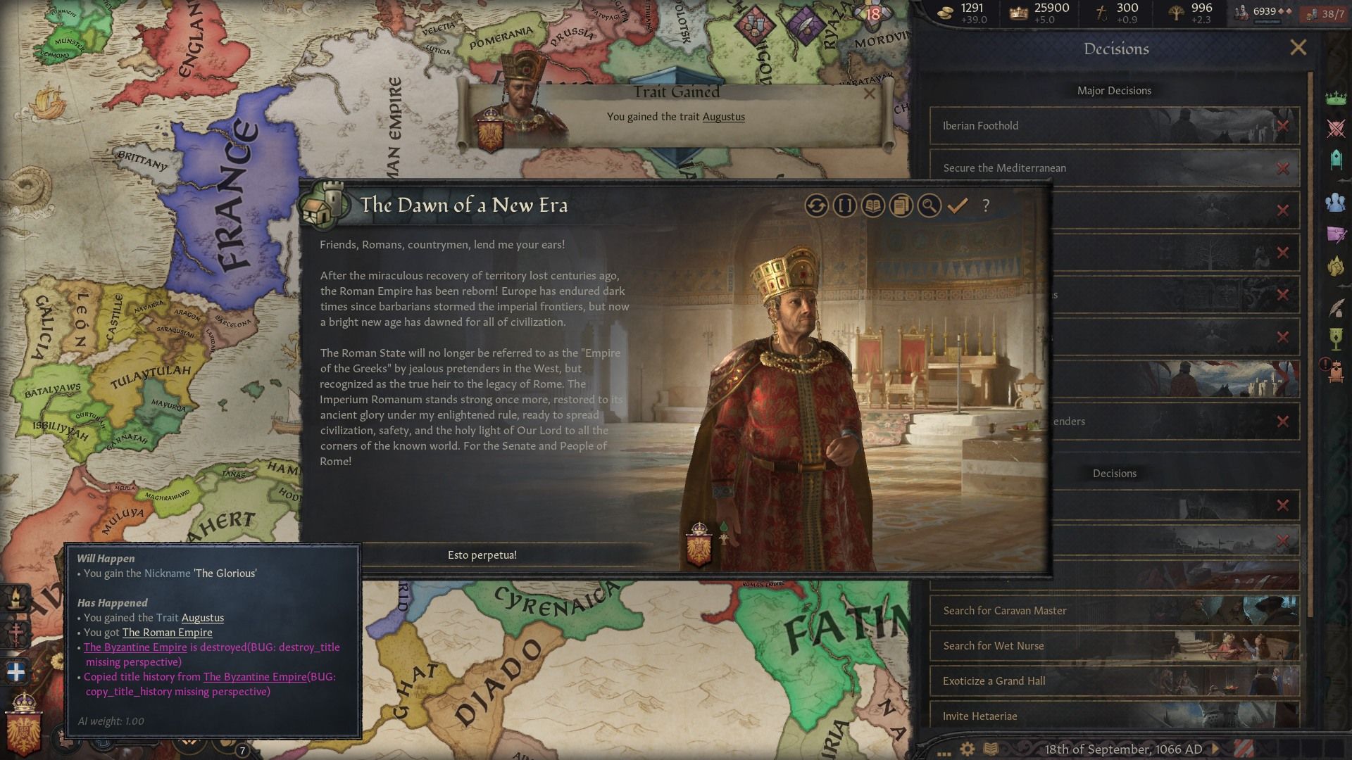 Crusader Kings 3: Как сформировать Римскую империю