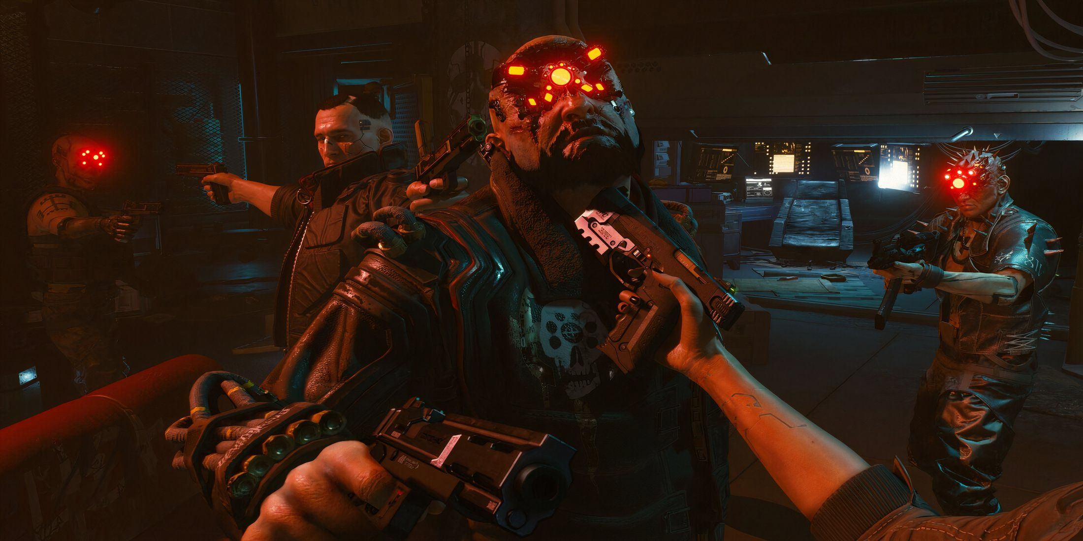 Cyberpunk 2077 - Threatening An Enemy With A Gun