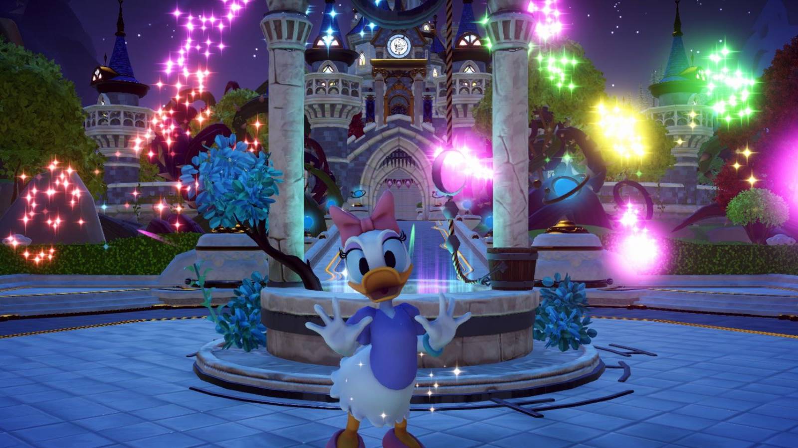 daisy duck in the plaza ddv