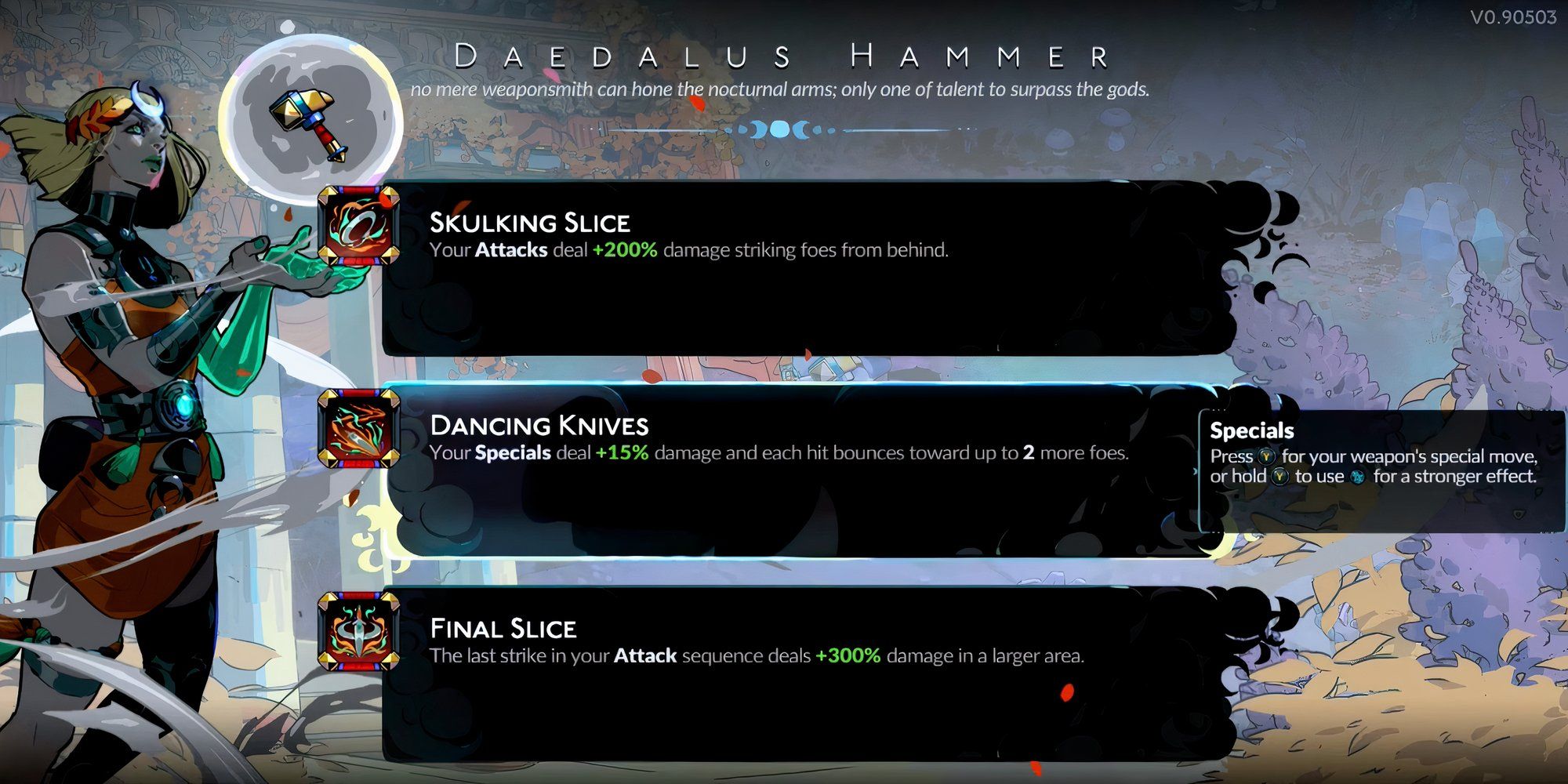 Dancing Knives in Hades 2