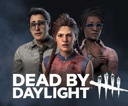 dead by daylight logo dwight meg claudette composite