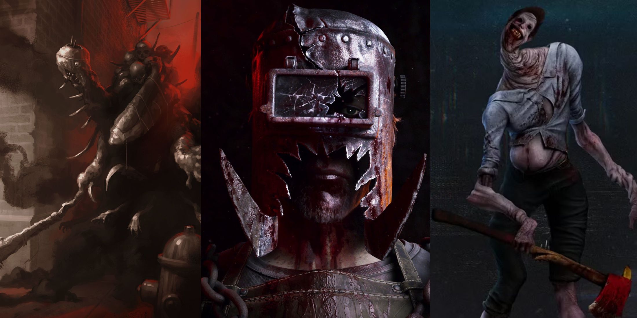 Dead By Daylight_ X Killers That Could Star In A Stand-Alone Game split image casting of frank stone, dredge and the unknown