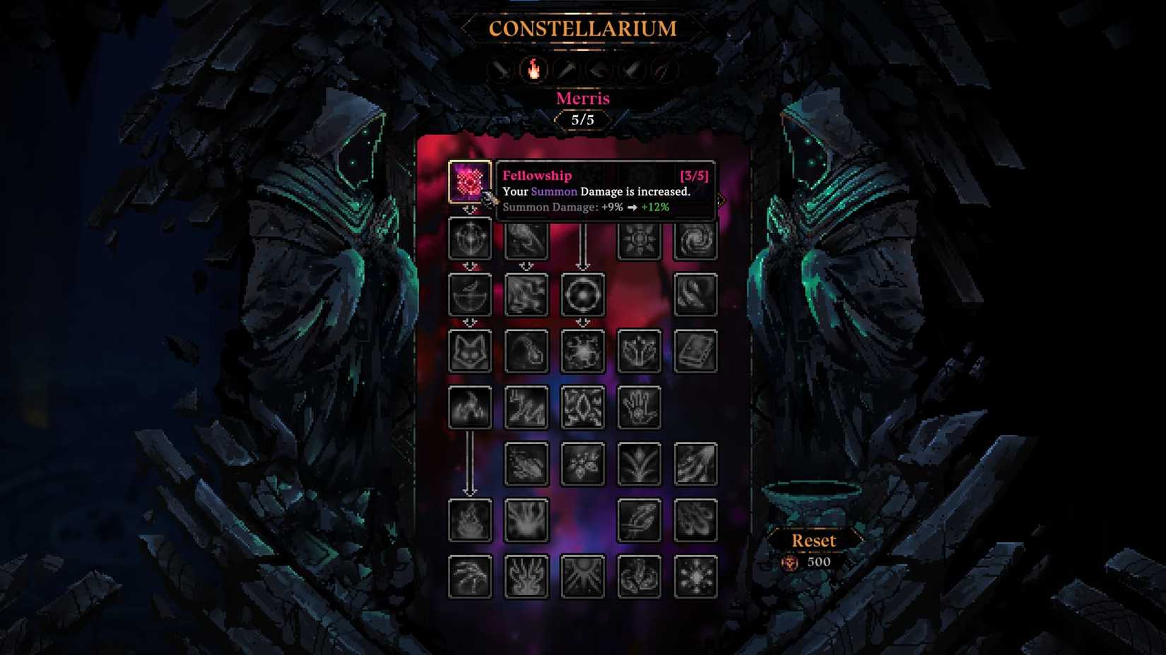 Death Must Die - Merris talents