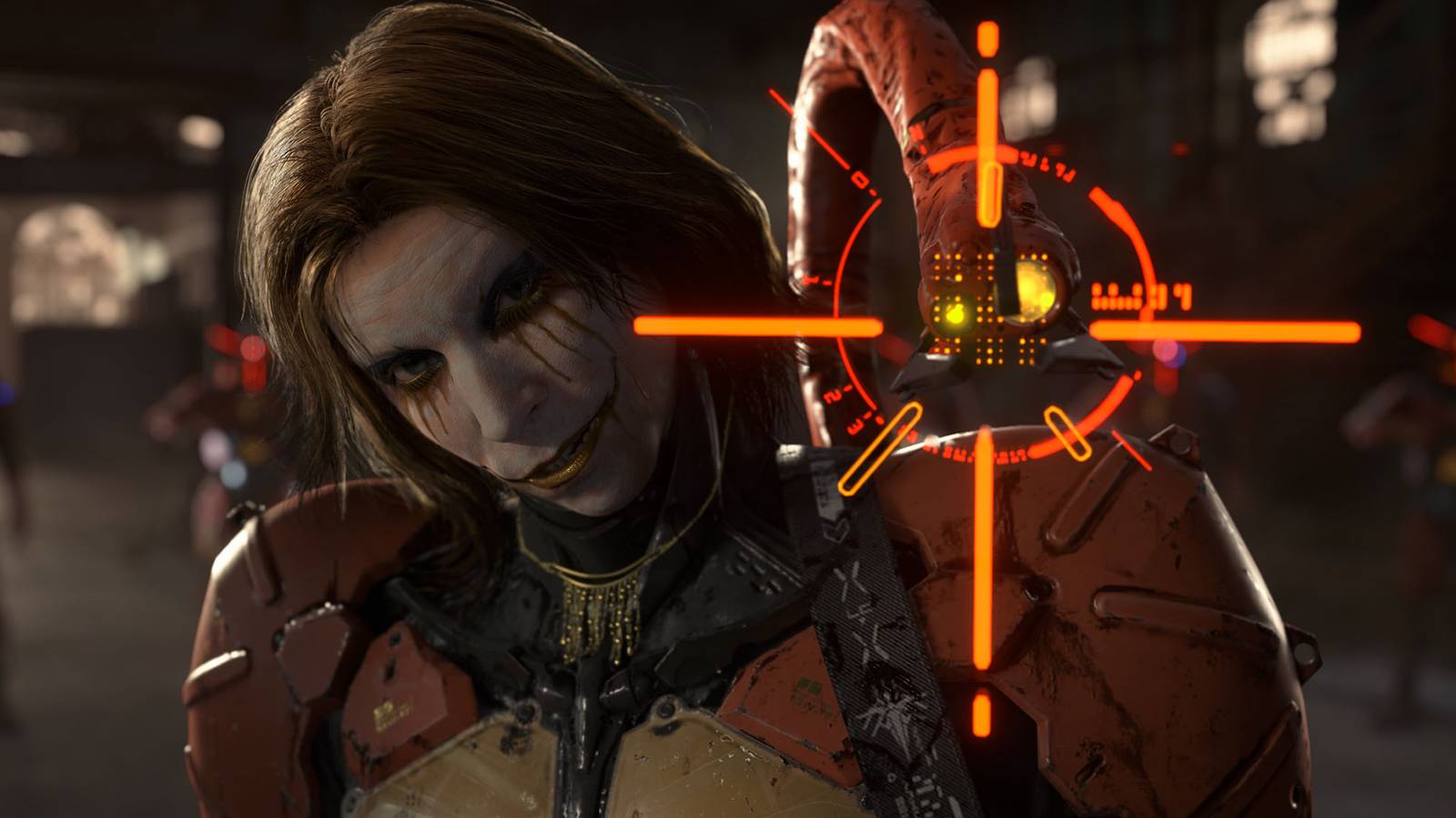 A screenshot of the redesigned Higgs in Death Stranding 2.