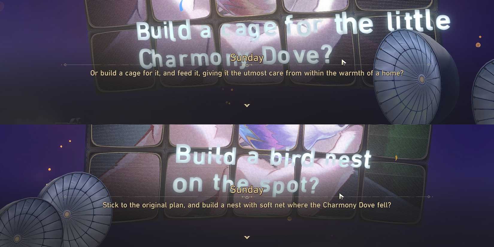 decide little charmony dove destiny build cage or nest honkai star rail hsr beauty and destruction quest