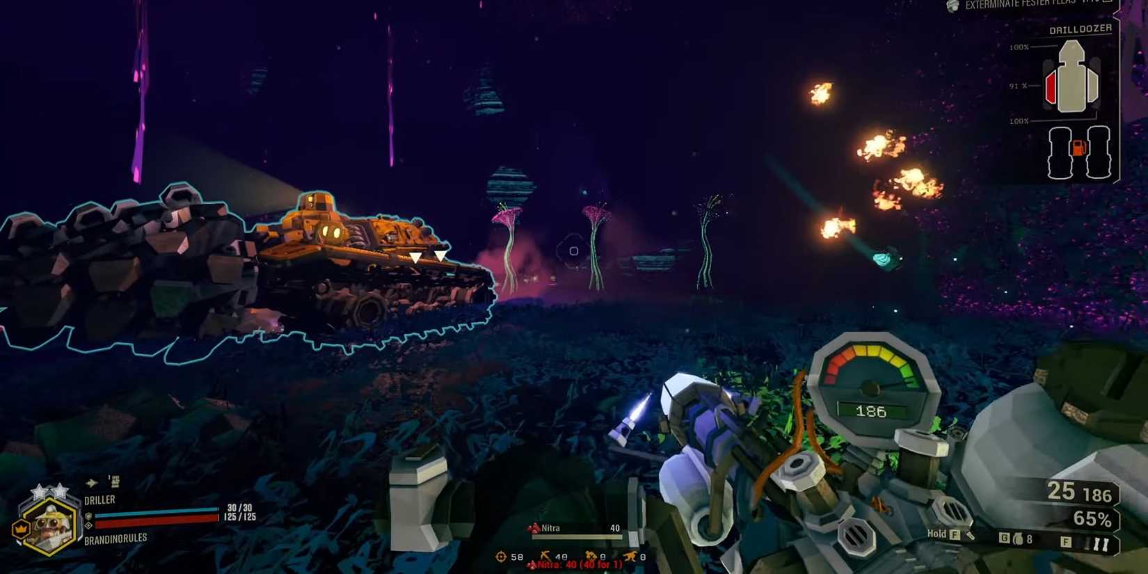 Gameplay Screenshot From Deep Rock Galactic
