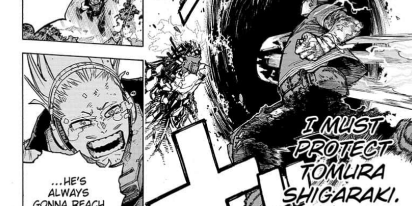 deku tries to protect shigaraki my hero academia mha 424
