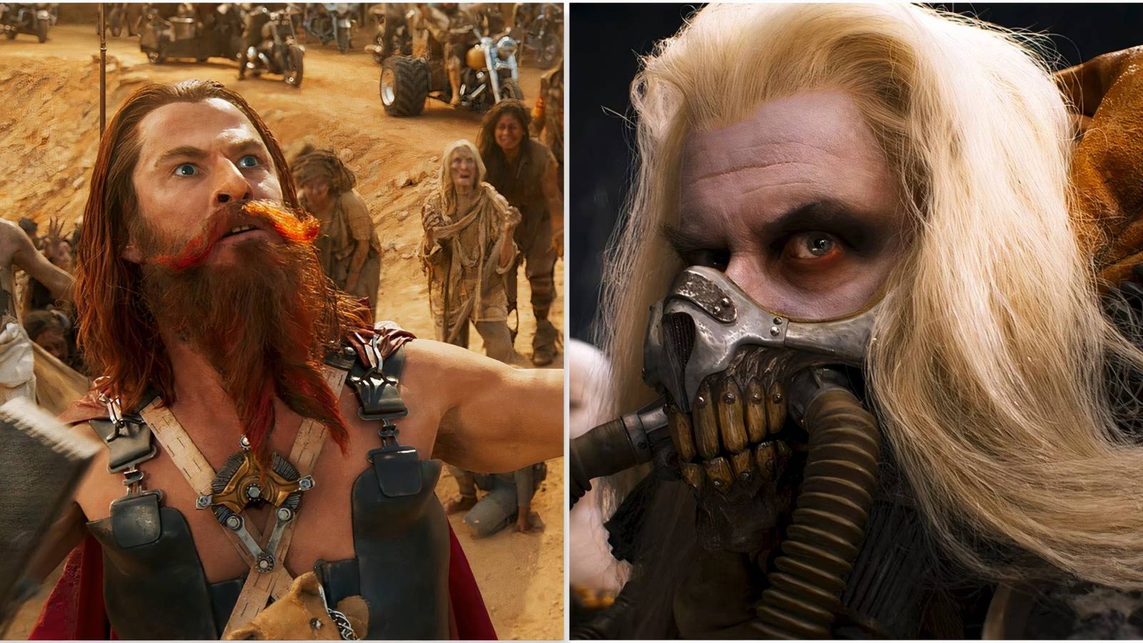 Dementus and Immortan Joe in Furiosa A Mad Max Saga