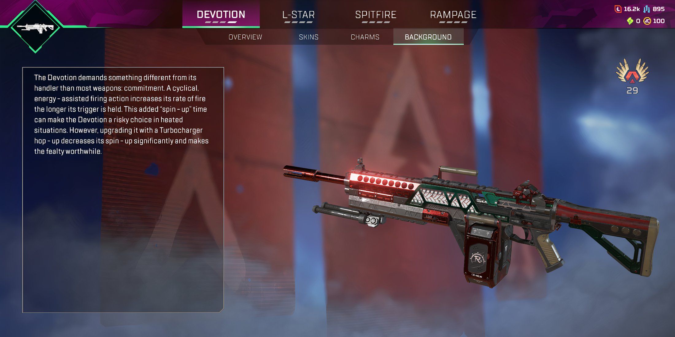 Devotion in Apex Legends 