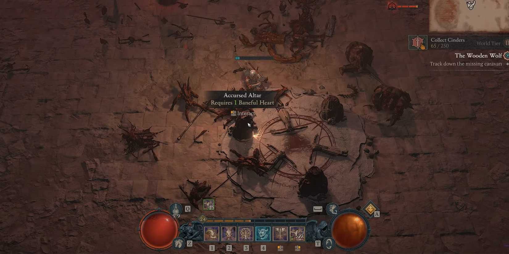 Diablo 4 Season 4 Helltide Summoning the Blood Maiden-1