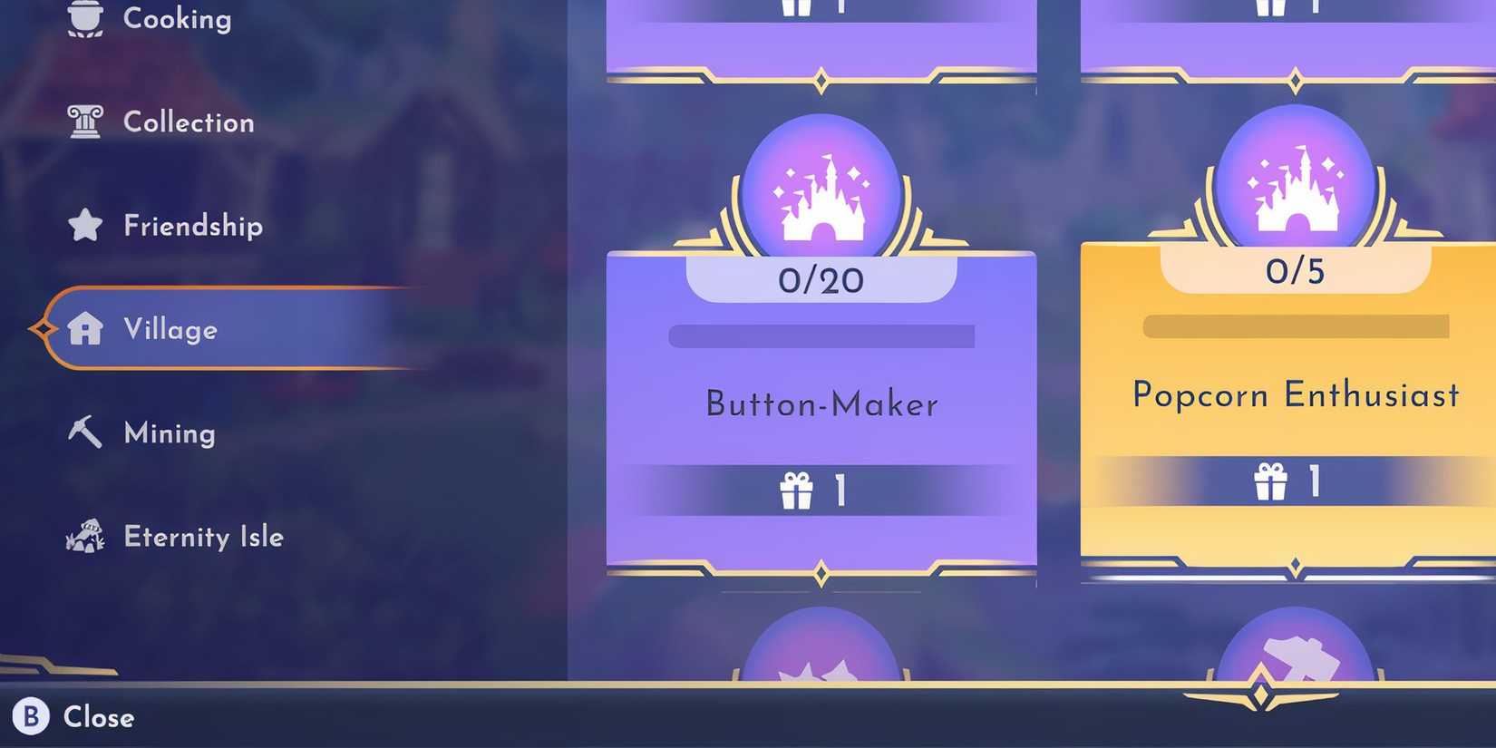 disney dreamlight valley button maker and popcorn enthusiast dreamlight duties