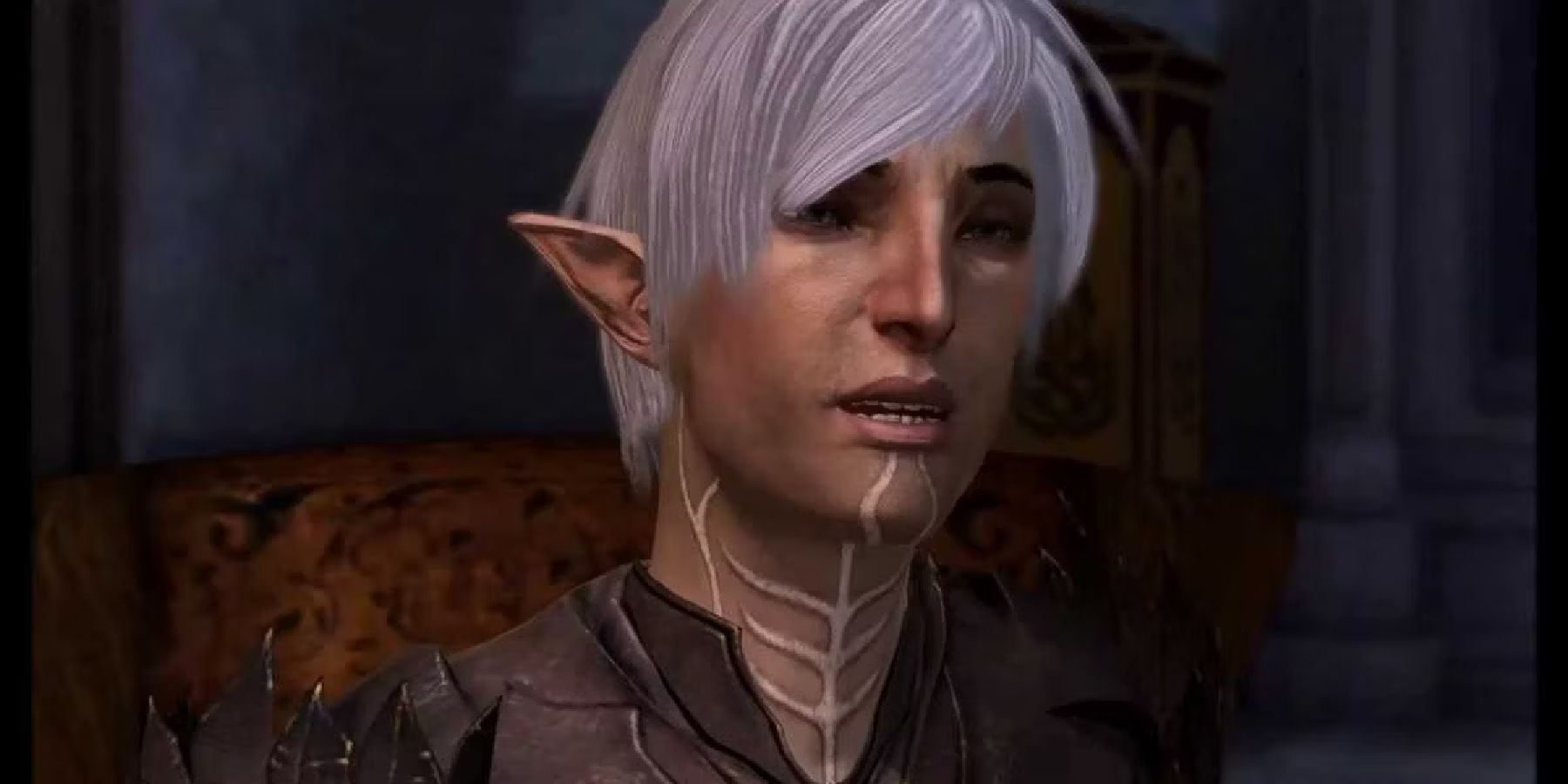 Dragon Age 2 Fenris addressing someone unseen