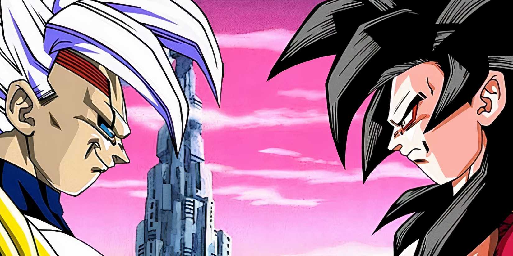 Dragon Ball GT Goku Super Saiyan 4 Baby Vegeta