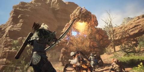 Dragon's Dogma 2 Archer aiming their bow