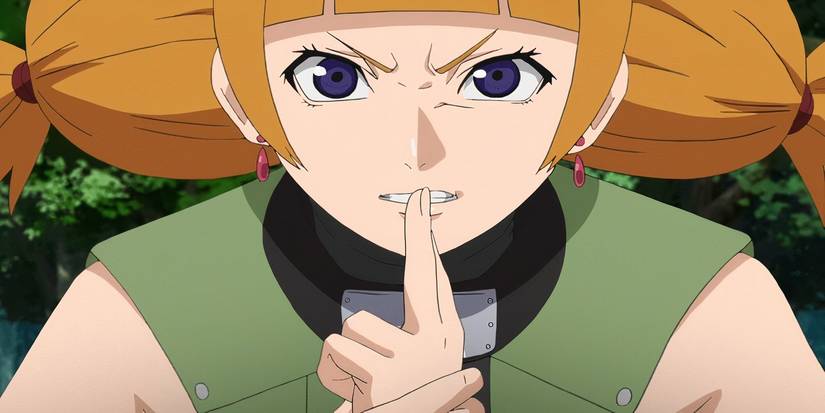 Boruto Two Blue Swirl Lines Reintroduction Wood Release Naruto Uzumaki Moegi Kazamatsuri Boruto Uzumaki
