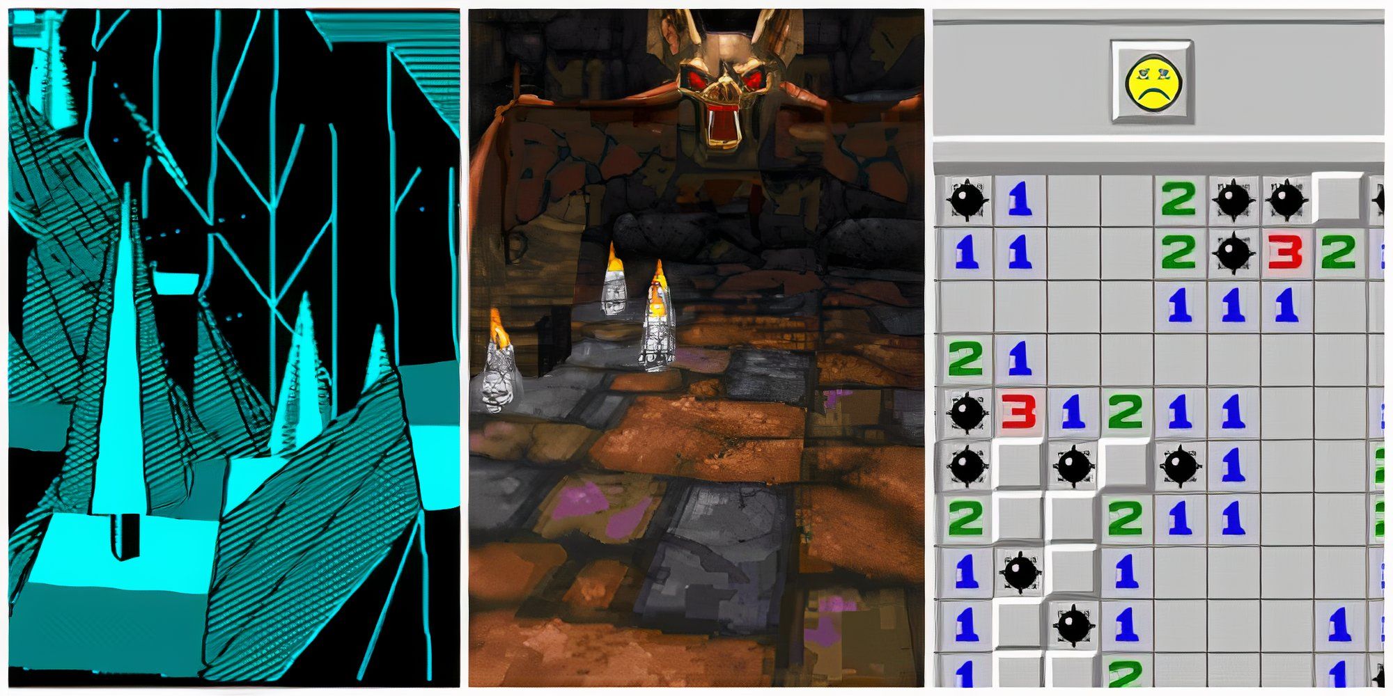 earliest games that used procedural generation daggerfall the sentinel minesweeper