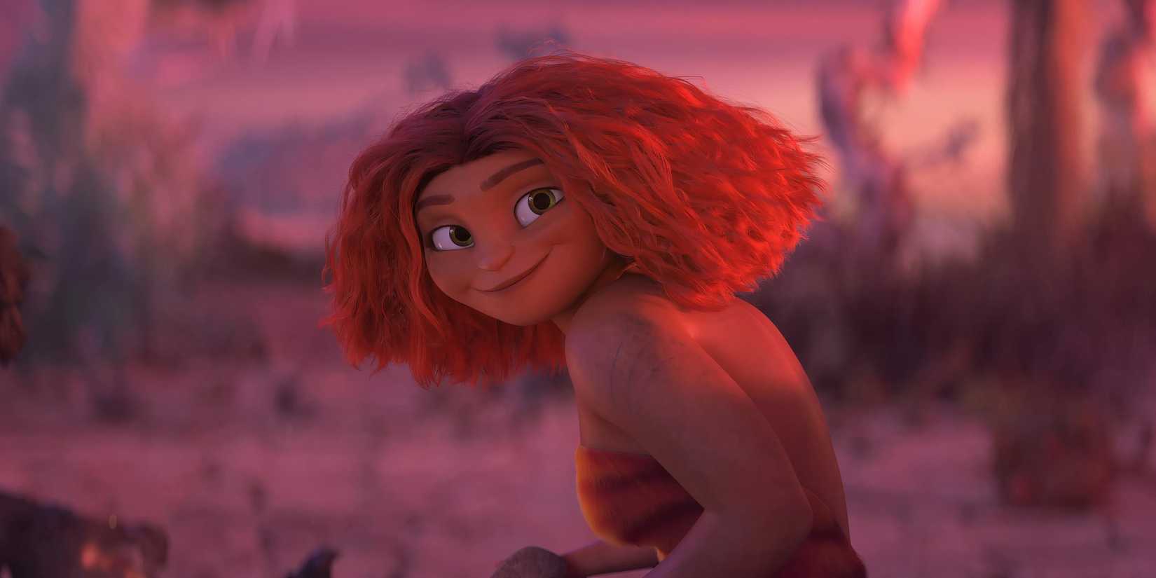 Eep turned around, smiling