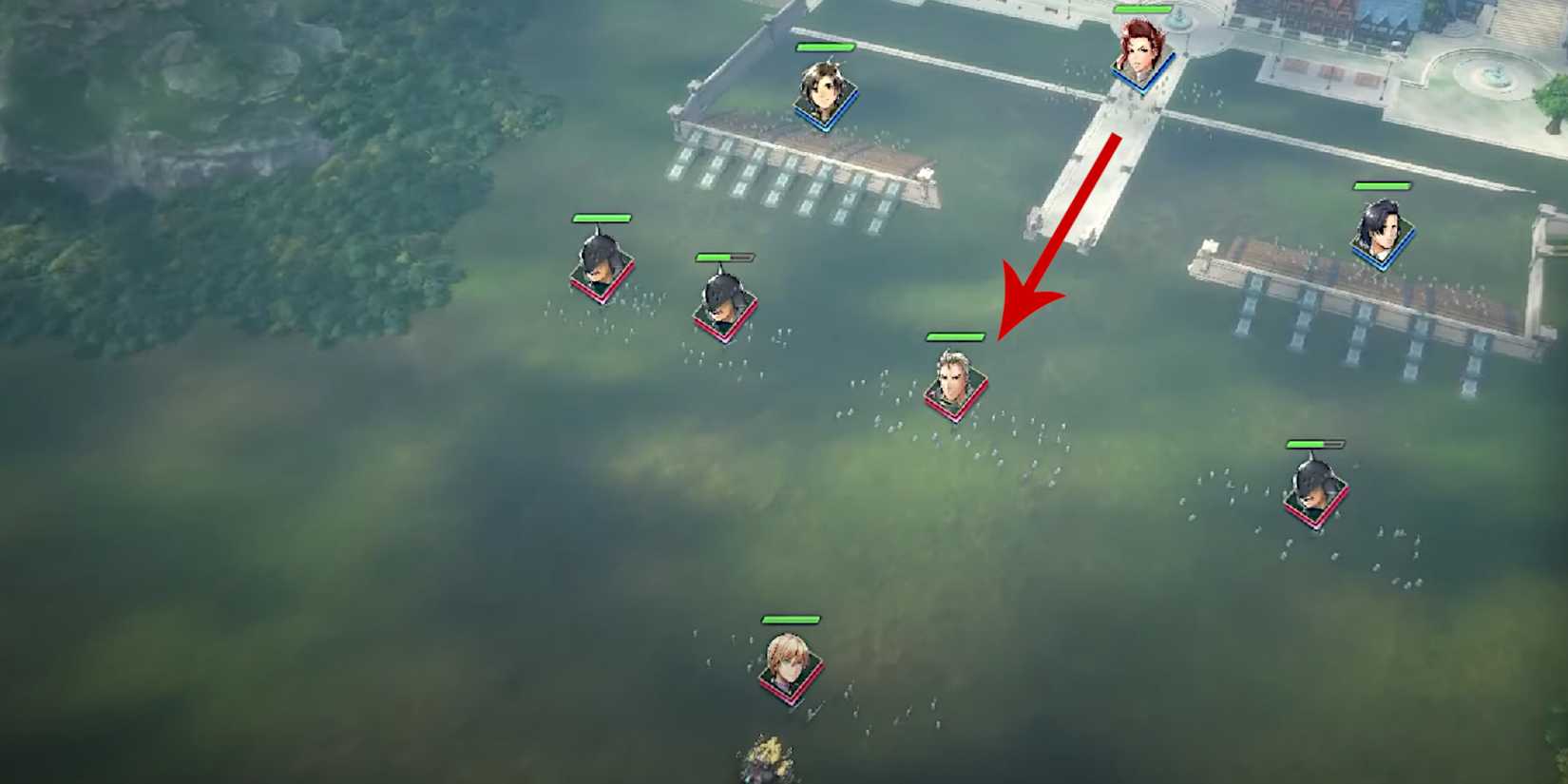 Eiyuden Chronicle - Move Sabine to engage with Chapell