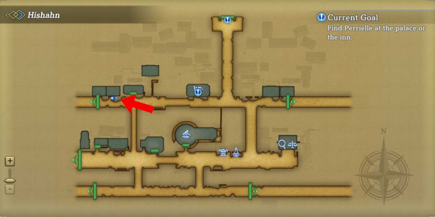 Eiyuden Chronicle - Nell location on the map