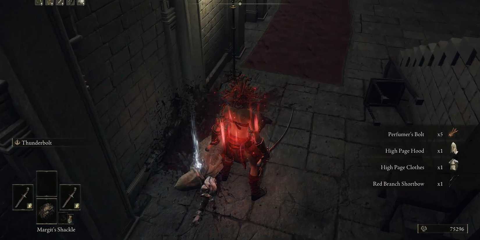 Defeating a High Page and acquiring drops