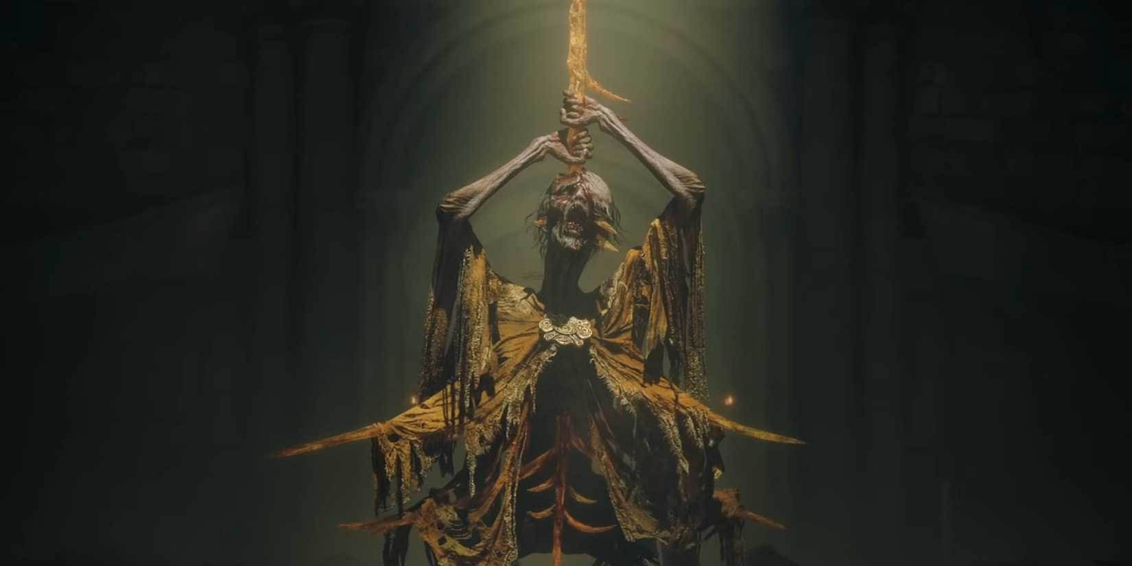 elden ring monster stabbing themselves