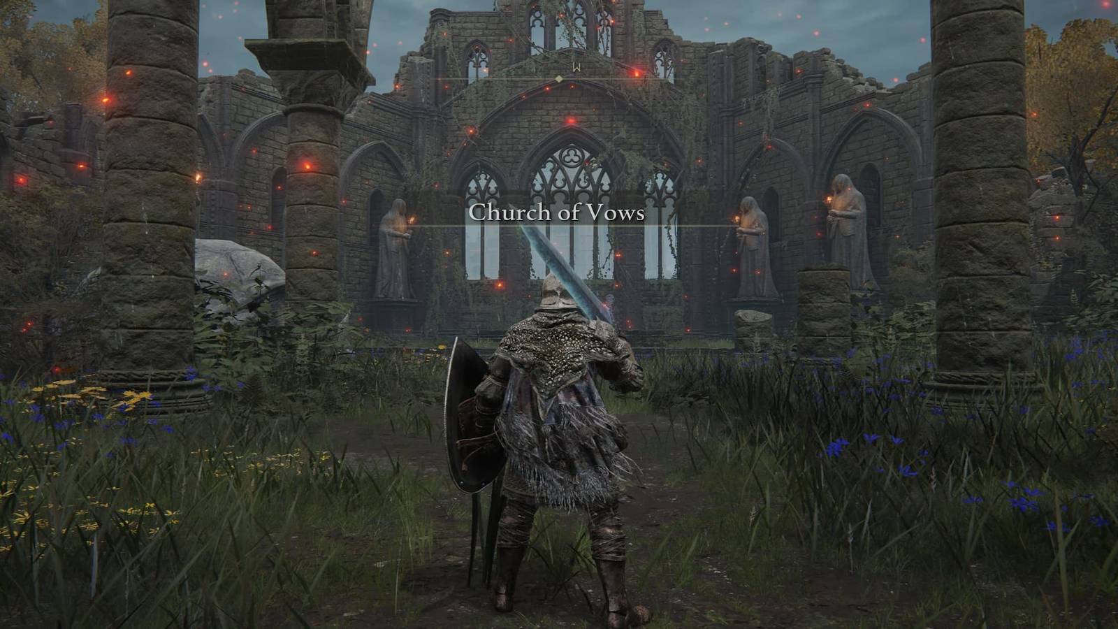 The Player Entering The Church Of Vows