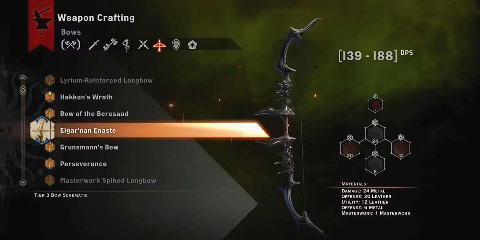 Dragon Age Inquisition Elgar'nan Enaste Craft