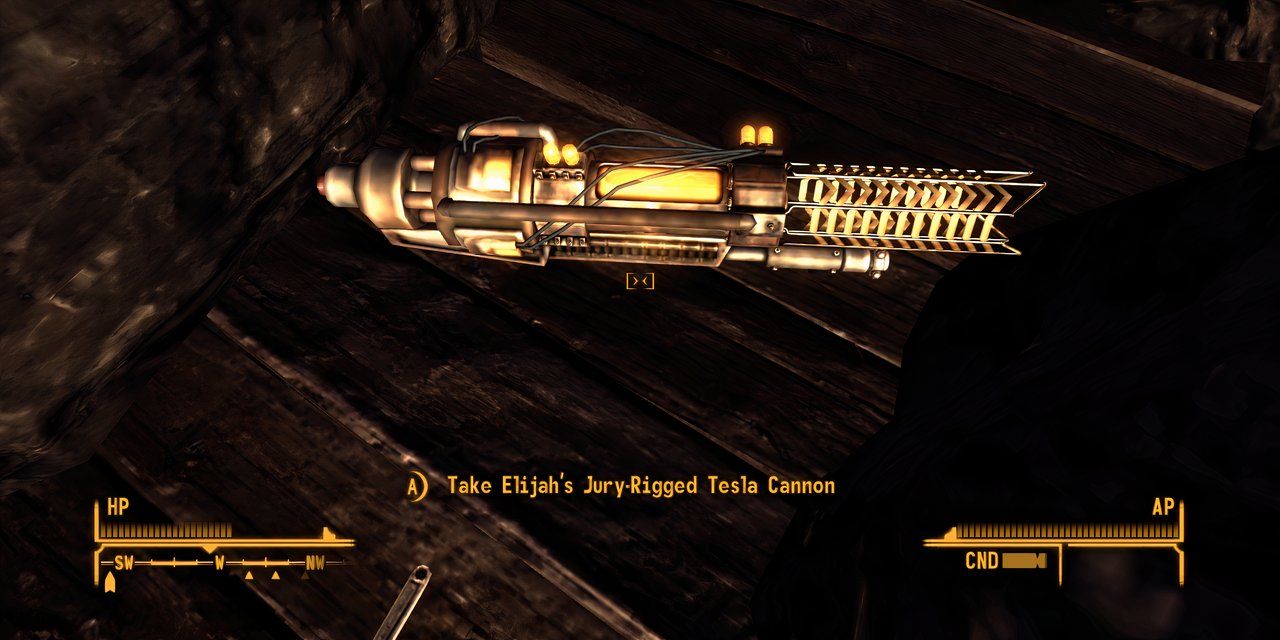 Elijah's Jury-Rigged Tesla Cannon in Fallout New Vegas