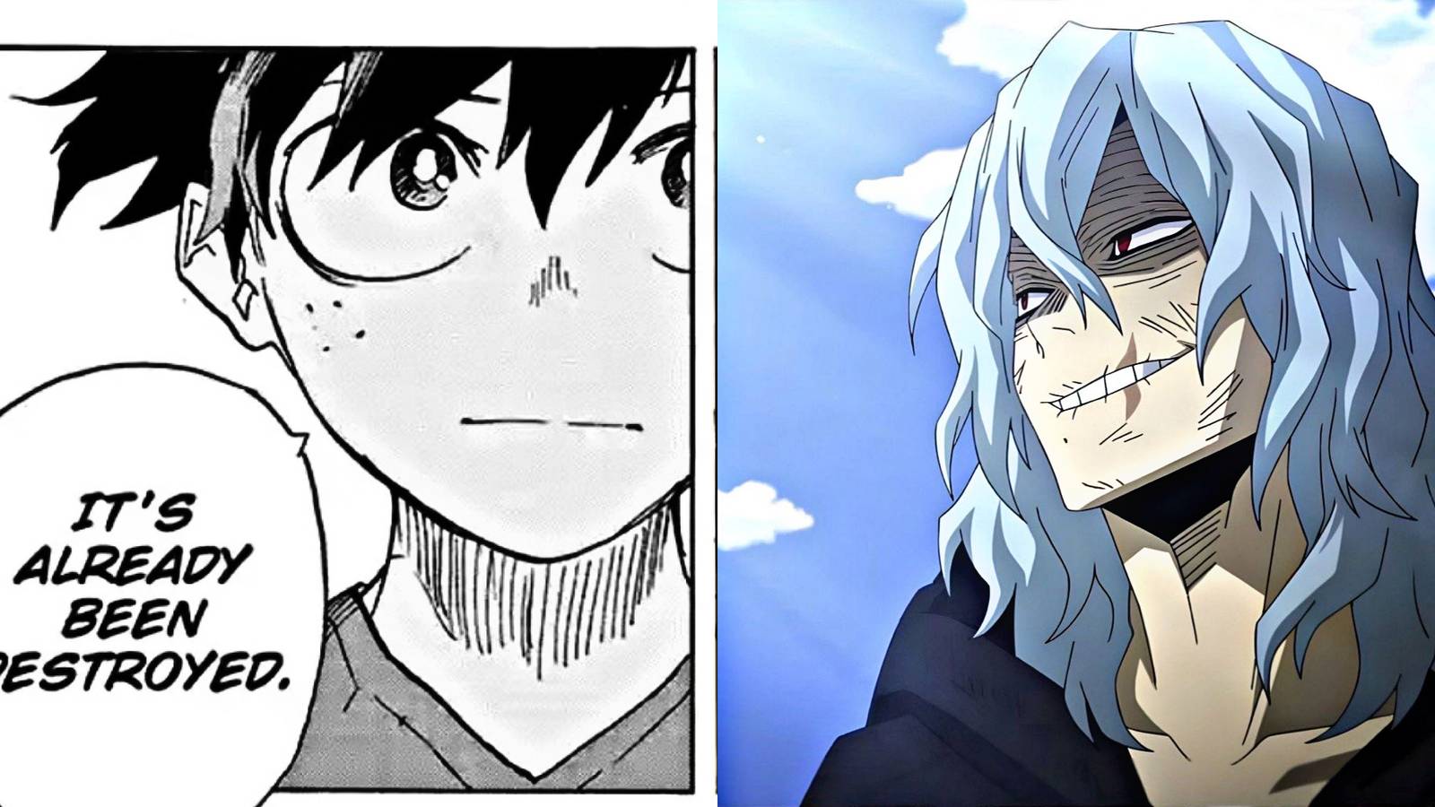 End of war deku shigaraki my hero academia mha