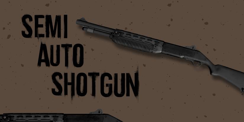 Engraved Semi Automatic Shotgun