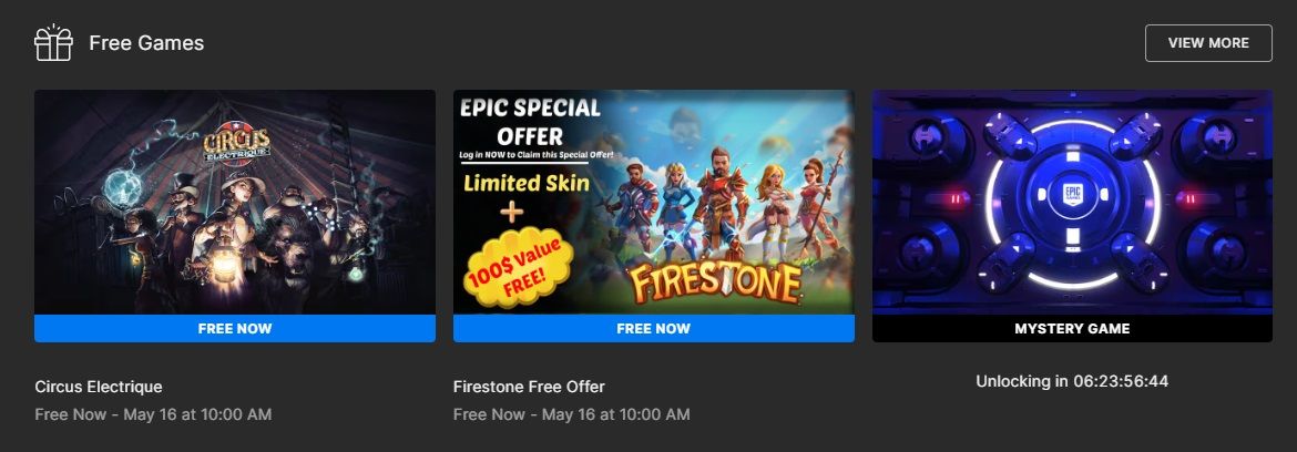 epic games store free games right now may 2024