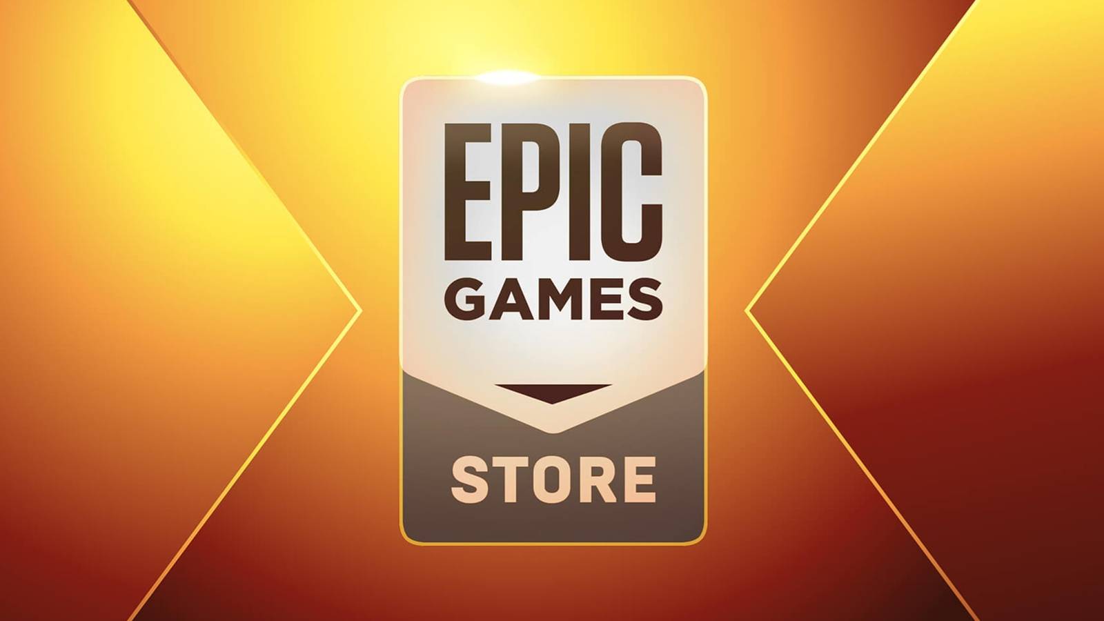 epic games store logo gold background